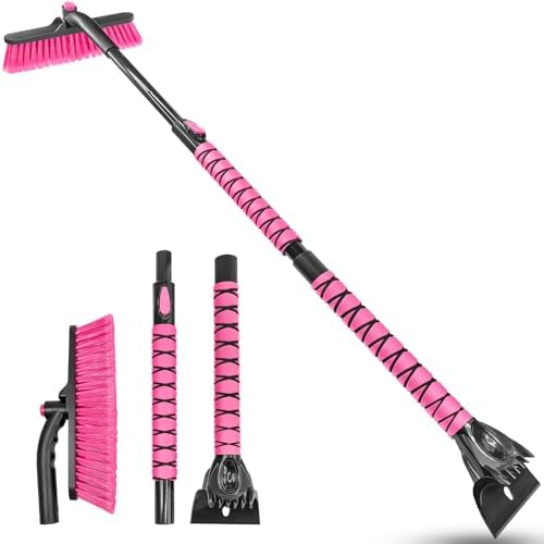 HEEYA 51 Inch Long Scraper Snow Brush by HEEYA