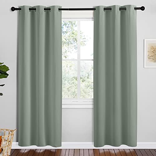 NICETOWN Sage Green Blackout Curtains by NICETOWN
