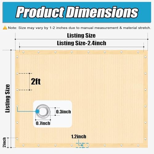 Amagenix 90% Sun Shade Cloth - Image 3