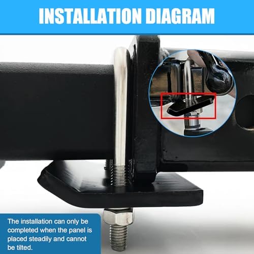Hitch Tightener Anti Rattle Clamp, Heavy Duty Hitch Stabilizer - Image 4