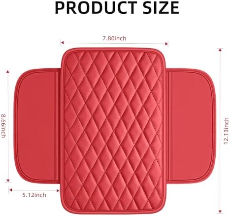 Leather Waterproof Car Armrest Console Pad - Image 5