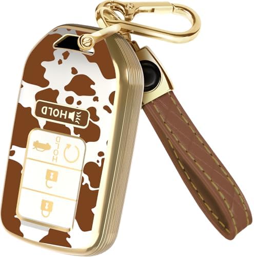 Lucrum Compatible with Honda Key Fob Cover & Keychain by Lucrum