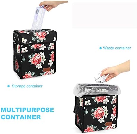 Femuar Car Trash Can Leak Proof Car Trash Bag Waterproof Car Garbage Can - Image 6