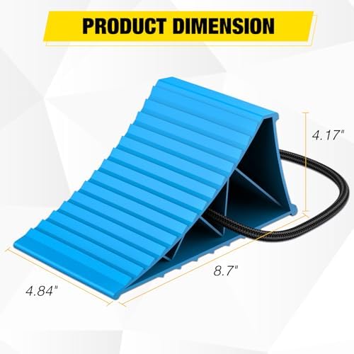 Nilight Wheel Chocks, Heavy Duty Wheel Stopper - Image 2