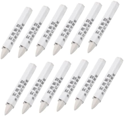 Zerodeko 12pcs White Wax Tire Marker Pen by Zerodeko
