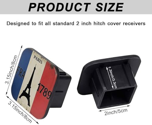 2" Trailer Hitch Cover Rubber Receiver Tube Cap Trailer Hitch Covers - Image 2