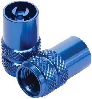 Tusk Billet Aluminum Valve Stem Caps w/Core Remover Blue - Image 2