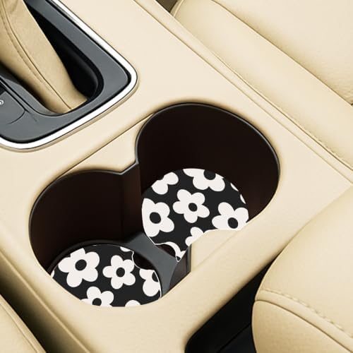Ceramic Car Coasters – Absorbent Car Cup Holder Coaster Set - Image 3