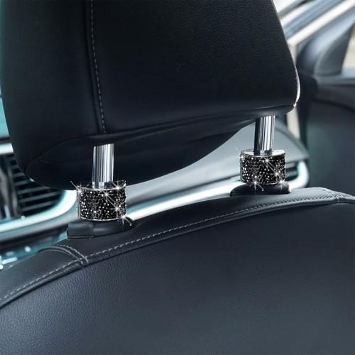 4PCS Bling Car Headrest Collars, Crystal Rhinestone Automotive Head Rest Collars - Image 5
