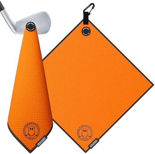 Ghost Golf Magnetic Towel, Ultra-Absorbent Microfiber Golf Towel by GhostGolf