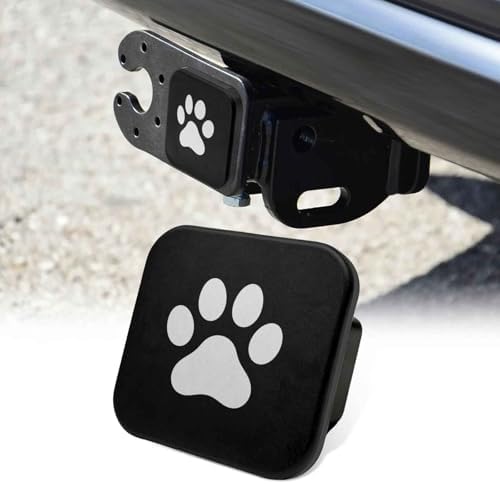 2 Inch Dog Paw Trailer Hitch Cover Rubber Receiver Tube Plug Cap, Tow Hitch by Unknown