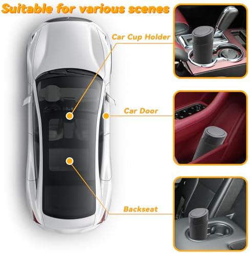 Car Trash Can with Lid, 1 Pack, 90 Trash Bags - Image 5