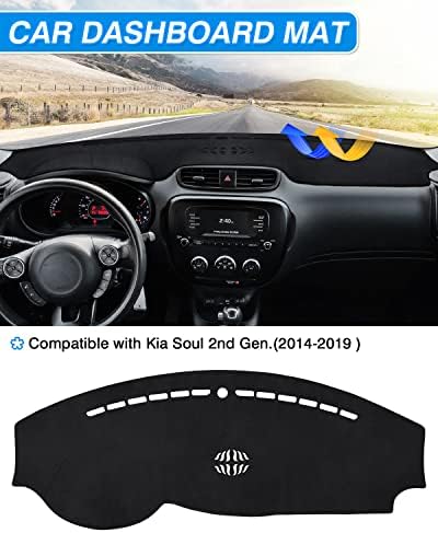 Cartist Dash Cover for Kia Soul 2014-2019 Dashboard Cover Mat - Image 3