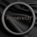 Leather Car Steering Wheel Cover, Breathable Laser-Perforated, Premium Texture by TRROCC