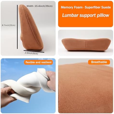 Lumbar Support Pillow, Back Pain Relief Cushion, fits tightly around the waist - Image 6