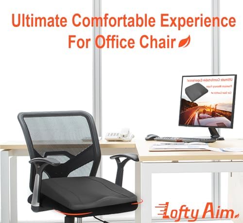 Lofty Aim Car Seat Cushion, Memory Foam Car Seat Cushions - Image 3