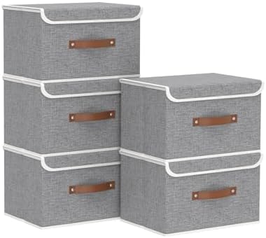 Yawinhe Collapsible Storage Boxes, 10.2x7.9x6.7in by Yawinhe