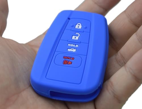 Silicone Remote Key Fob Cover for Toyota Camry 2018-2024 XLE XSE LE SE Corolla by Zorratin