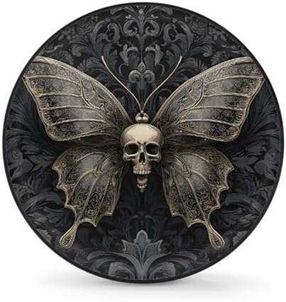 Black Skull Spare Tire Cover Dust-Proof Wheel Protector by Unknown