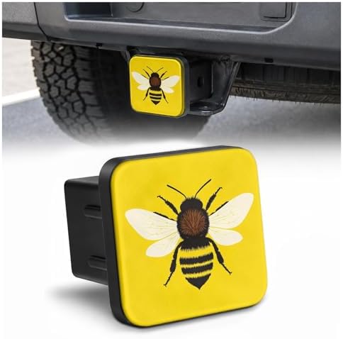 2" Hitch Cover Yellow Bee Rubber Towing Hitch Covers Hitch Protector by Unknown