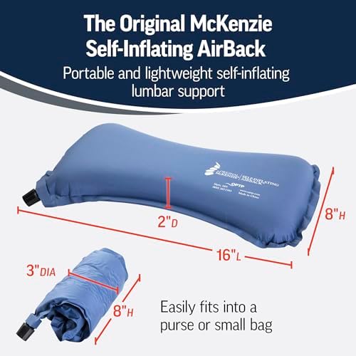 OPTP The Original McKenzie Self-Inflating AirBack Travel Lumbar Support - Image 3