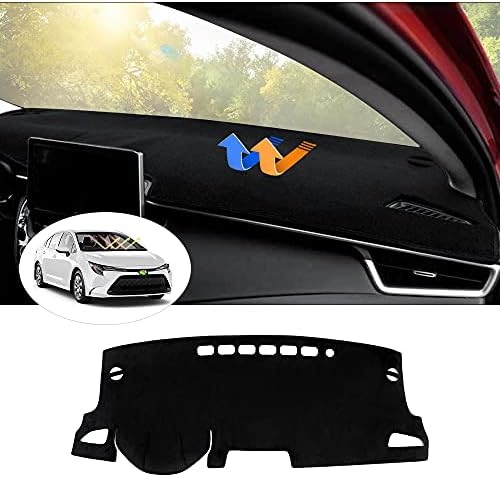 Autorder Dashboard Cover Mat for Toyota Corolla 2019-2022 2023 2024 2025 2026 by Autorder