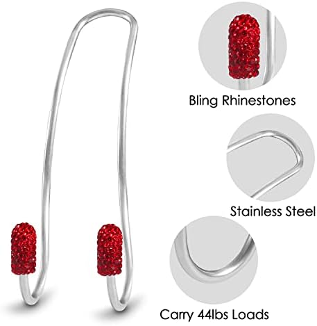 Guoord 2025 Bling Auto Hooks, Car Hangers Organizer Seat Headrest Hooks，Bag - Image 4