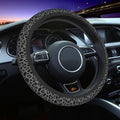 Leopard Steering Wheel Covers Non Slip Neoprene Steering Wheel Protector Cover by KUOAICY