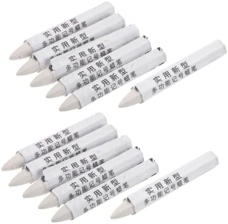 FRCOLOR 12pcs White Wax Tire Marker by FRCOLOR