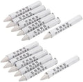 FRCOLOR 12pcs White Wax Tire Marker by FRCOLOR