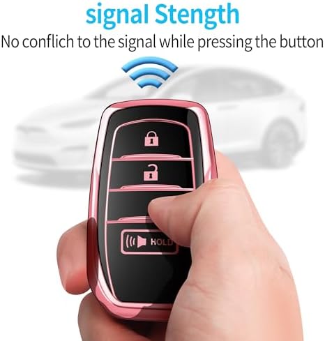 Tukellen for Toyota Key Fob Cover TPU Soft Protective Case for 2022-2026 Toyota - Image 5