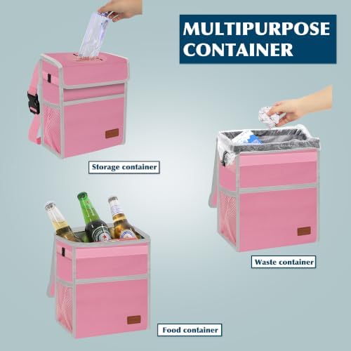 Femuar Leak Proof Car Trash Can - Image 3