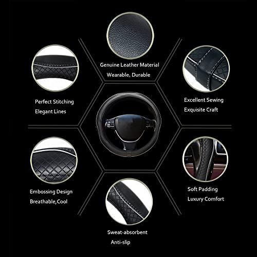 Car Steering Wheel Cover, Breathable, Heavy Duty, Full Surround, Sports Style - Image 2