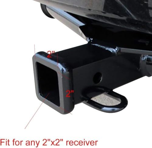 Trailer Hitch Tube Cover Plug 2Inch Rubber Receiver Tube Hitch fit - Image 4