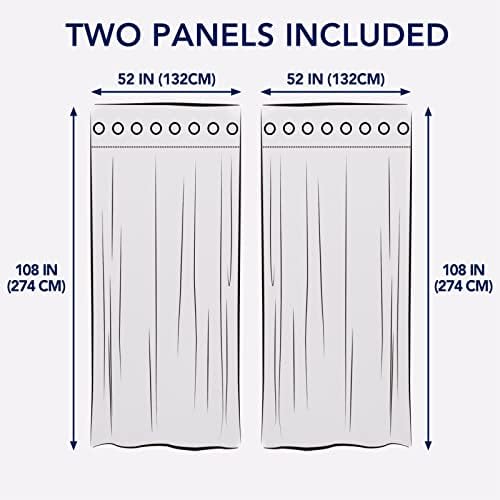 PureFit Outdoor Curtains for Patio Waterproof Weatherproof Outside Curtains - Image 6