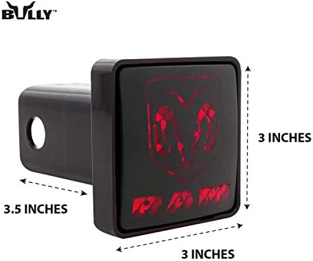 Bully CR-007D Black Finish ABS Plastic Universal Fit Truck Dodge RAM Logo LED - Image 3