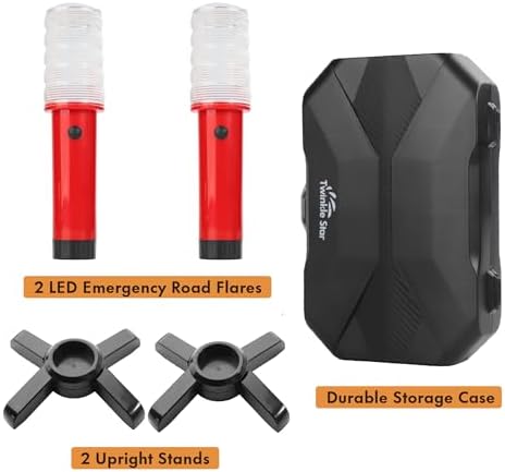 Twinkle Star LED Emergency Roadside Flares Kit - Image 2