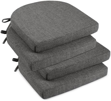 downluxe Indoor Chair Cushions for Dining Chairs, Soft and Comfortable Textured by Downluxe