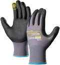 COOLJOB 36 Pairs Safety Work Gloves, Microfoam Nitrile Rubber Coated by COOLJOB