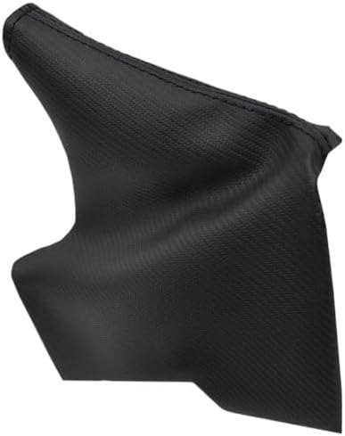 Carbon Fiber Synthetic Leather Parking Brake & Shift Boot Cover Compatible by Handmade