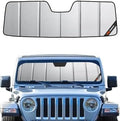 Pigenius Windshield Sunshade for Jeep Wrangler 2011-2017, Wrangler JK 2018 by Pigenius