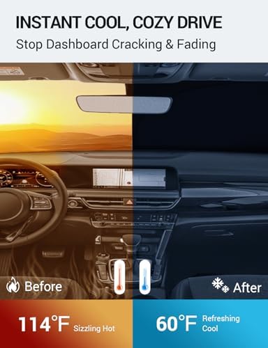 Proadsy Custom Fit Car Windshield Sun Shade - Image 3