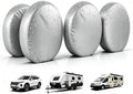 Tire Covers Set of 4, Fits 40"-42" Inch Tire 420D Uv Resistant Wheel Covers by Unknown