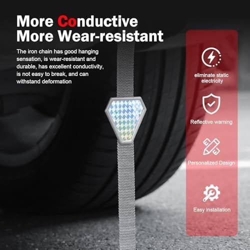 Car Anti Static Strip Earth Belt, Car Exhaust Pipe Static Discharge Strap - Image 7