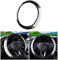 Osilly 15 Inch Rhinestone Leather Steering Wheel Cover by Osilly