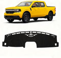 KUST Black Dash Cover for Ford Maverick 2022-2024 2025 2026 Polyester Dashboard by KUST