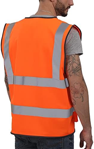 Dib Safety Hi Vis Reflective Safety Vest - Image 2