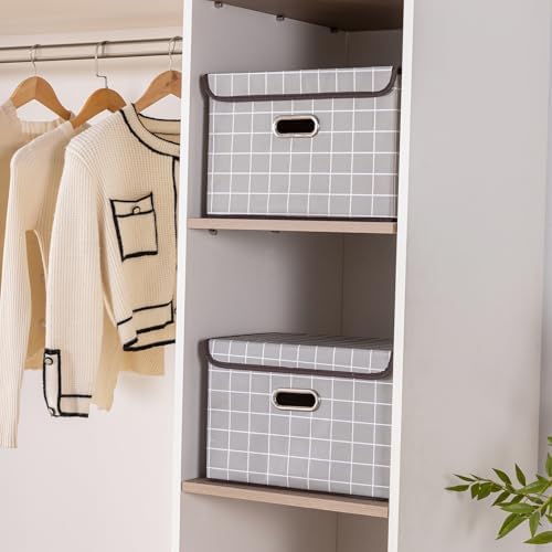 STOREONE Fabric Storage Cube Bins Foldable Organizer Container Collapsible - Image 4