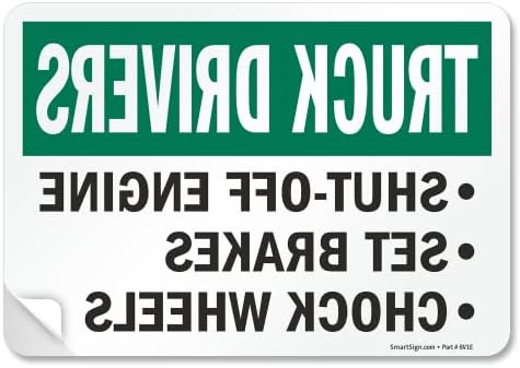 SmartSign "Truck Drivers by SmartSign