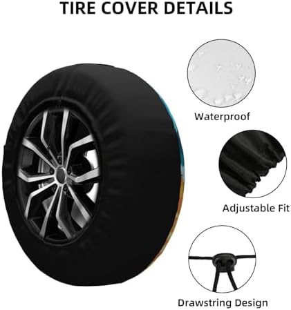 Spare Tire Cover for RV Camper, Funny Pineapple Tire Cover Protectors, - Image 4